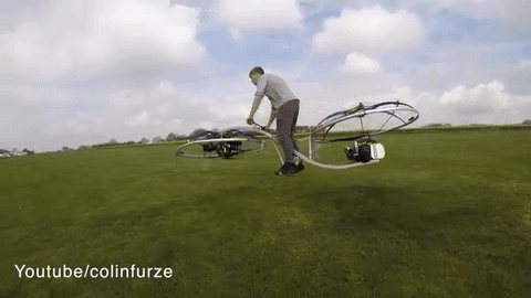 OMG: A Homemade Hoverbike that actually Flies