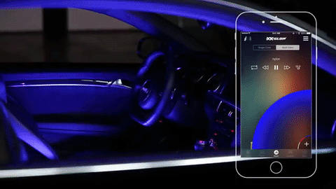 Here is a Smartphone Controlled Automotive Lighting System for your Car