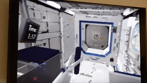 How Virtual Reality might be used to train operators to Control Robots in Space.