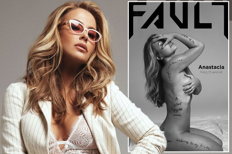 Anastacia reveals mastectomy scars for the first time for intimate cover shoot