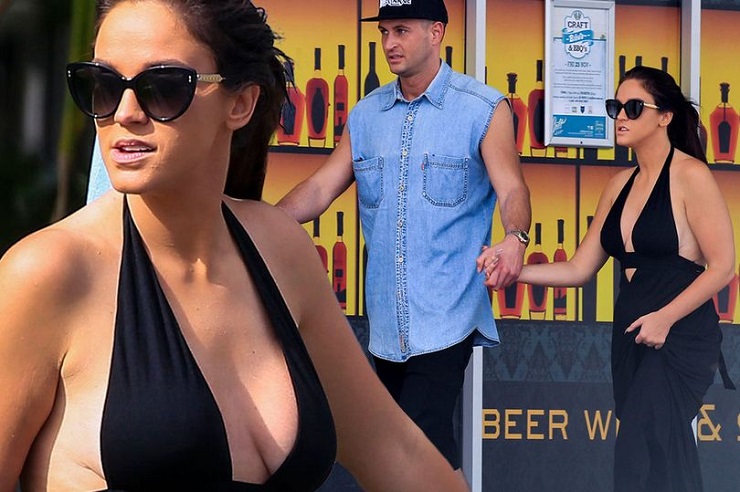 Vicky Pattison flashes boobs in revealing dress after hitting back at bitter ex Jordan Wright
