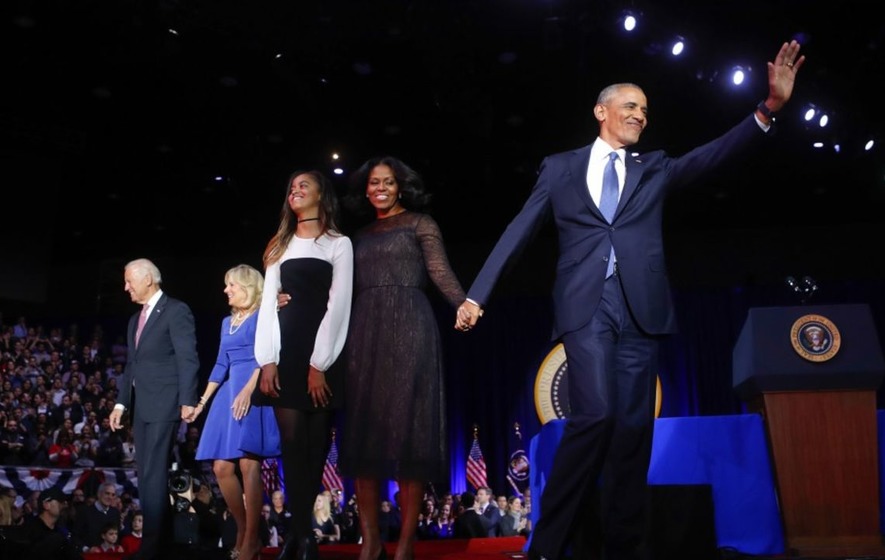 Celebrities bid farewell to American President Barack Obama with touching messages