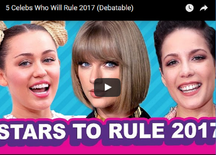 5 Celebs who will rule 2017 (Debatable)