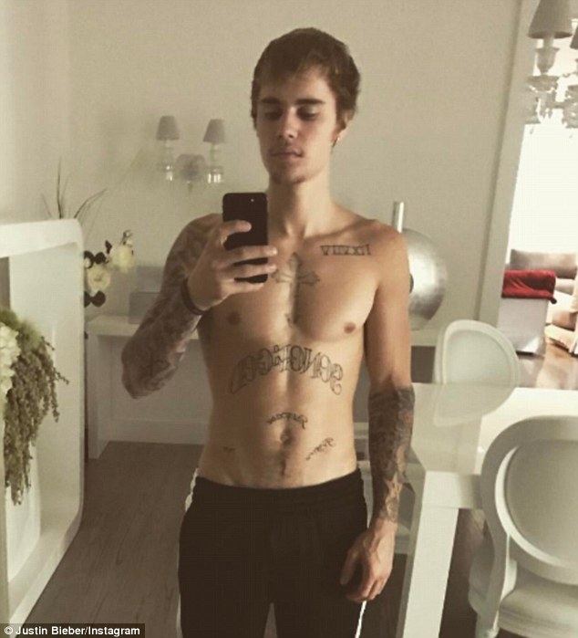Justin Bieber shares shirtless selfies on newly reactivated Instagram account after six-month hiatus
