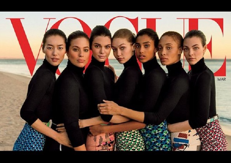 Did Vogue Photoshop Gigi Hadid’s arms to help hide Ashley Graham’s Body on Magazine Cover?!