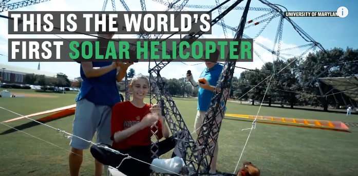 Eco Friendly Helicopter makes Aviation History by running solely on Solar Power