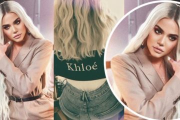 Khloe Kardashian rocks long blonde locks on Instagram while sharing inspirational message to fans