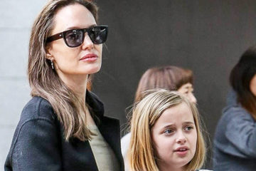 Angelina Jolie looks like an Angel shopping with daughter Vivienne