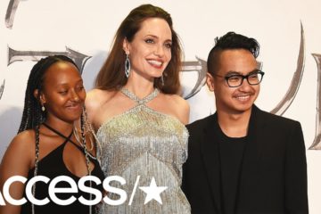 Angelina Jolie Shimmers at ‘Maleficent 2’ Premiere while reuniting with Son Maddox
